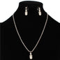 JR Rhinestones Pearl Necklace Set