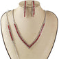 3 PC Rhinestones Necklace Set