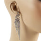 Rhinestones Long Fringeds Earring