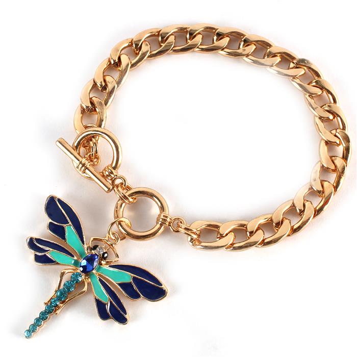 Chain Charm Dragonfly Bracelet