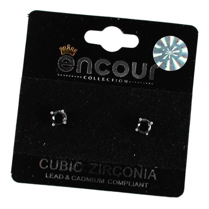 4 MM Cubic Zirconia Round Stud Earring