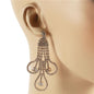 Rhinestones Long Earring