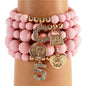 Multialyereds Charms Purses Bracelet