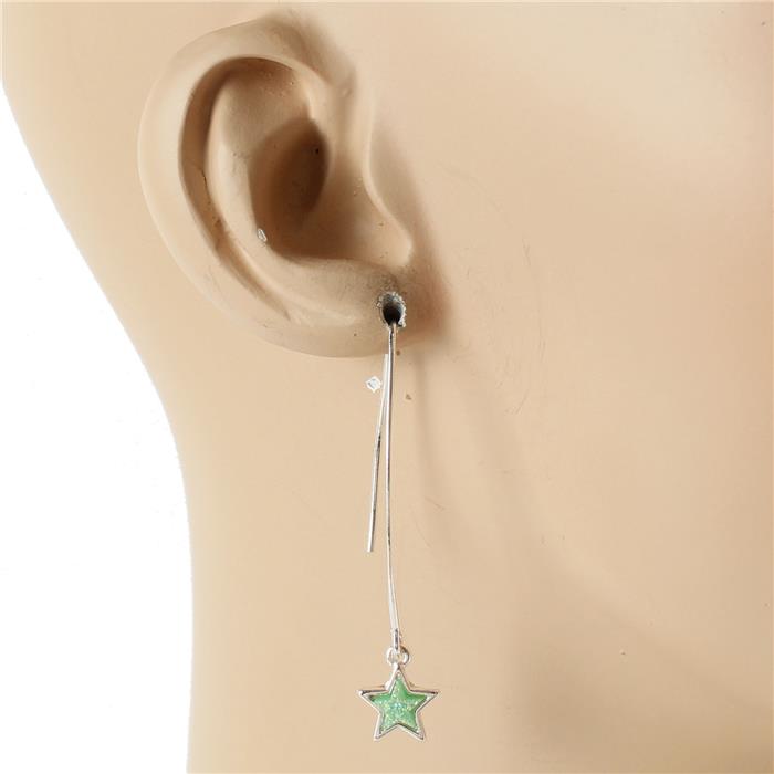 Metal Hook Star Earring