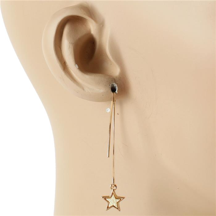 Metal Hook Star Earring