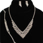 JR Rhinestones 3Pcs Necklace Set