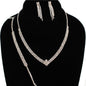 Rhinestones 3Pcs Necklace Set