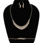 3 PC Rhinestones Necklace Set