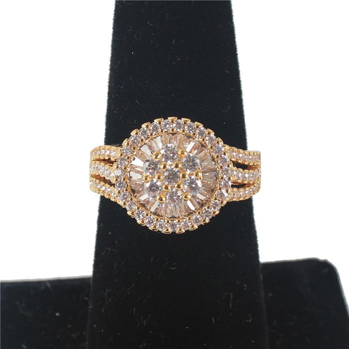 6 Size CZ Ring