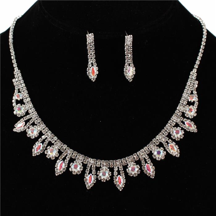 Cubic Zirconia Necklace Set