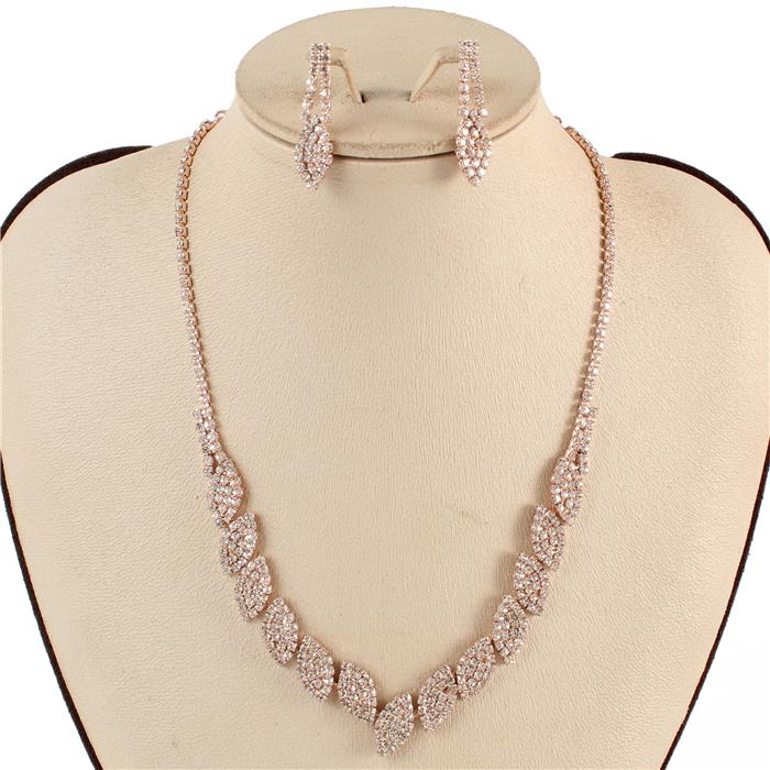 Cubic Zirconia Necklace Set