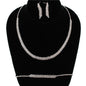 3 PC Rhinestones Necklace Set