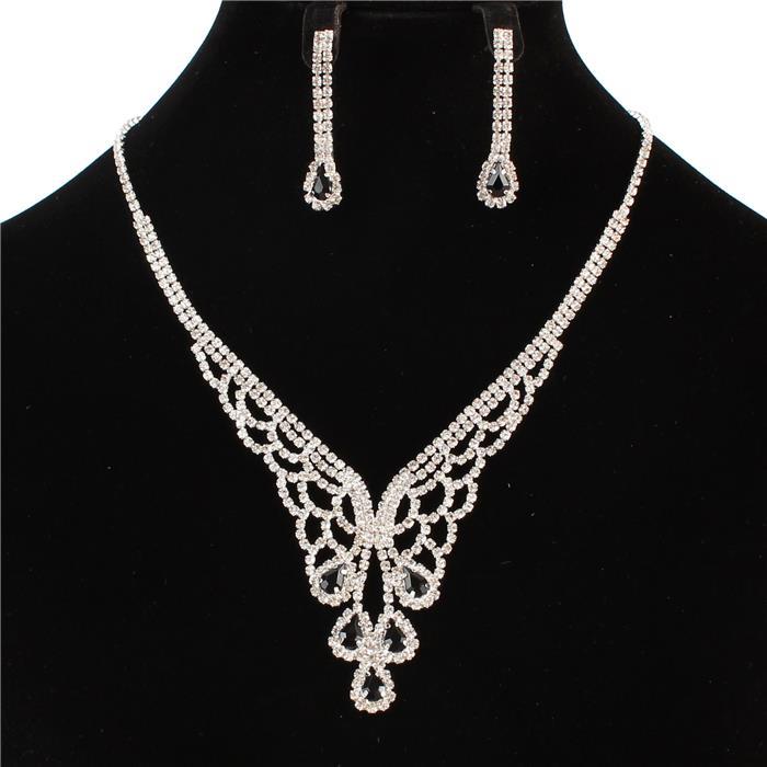 Rhinestones Necklace Set