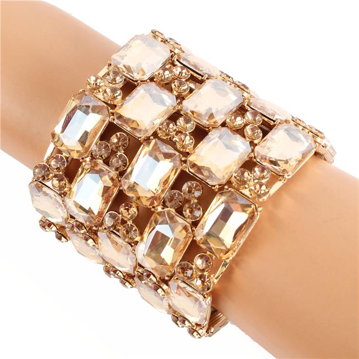 Crystal Square Bracelet