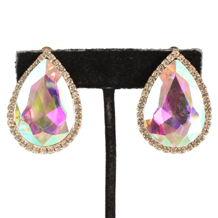 Clip On Crystal Earring