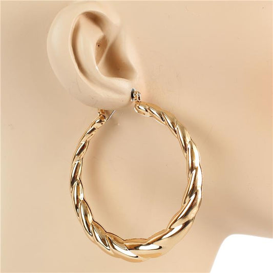 60mm Metal Hoop Earring