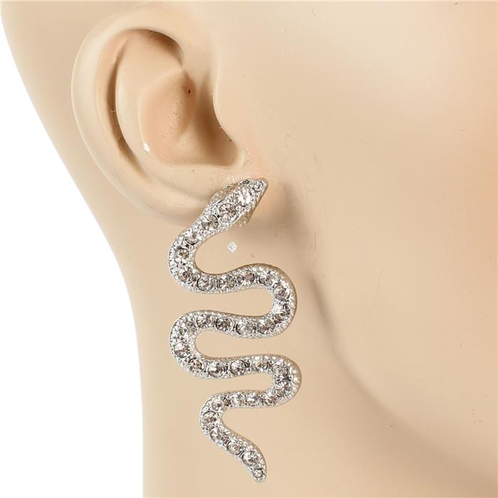 Metal Snake Earring