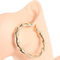 Metal Hoop Earring 60 MM