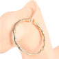 Metal Hoop Earring 80 MM