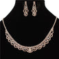 Rhinestone Necklace Set