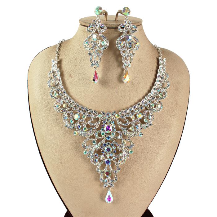 Crystal Evening Necklace Set