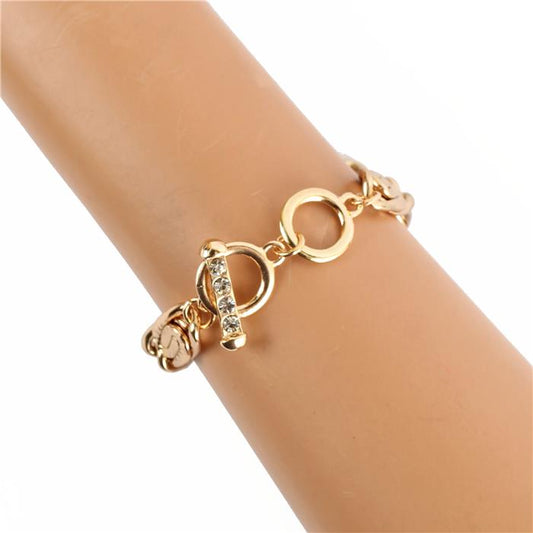 Metal Link Toggle  Bracelet