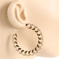 2 Inch Metal Hoop Earring