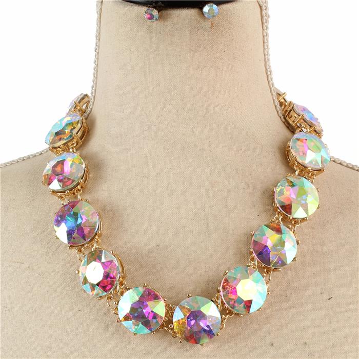 Crystal Evening Necklace Set