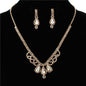 Rhinestone Necklace Set