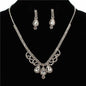 Rhinestone Necklace Set