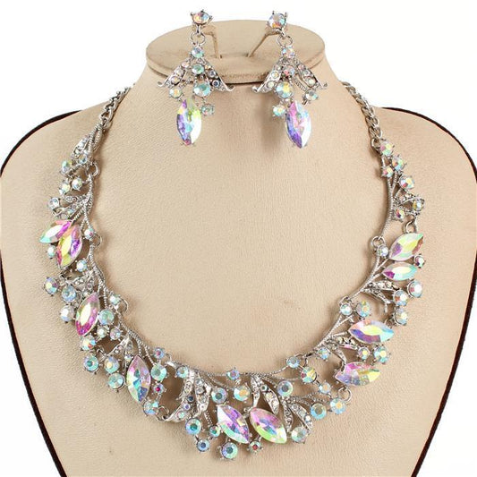 Crystal Evening Necklace Set