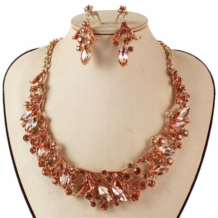 Crystal Evening Necklace Set