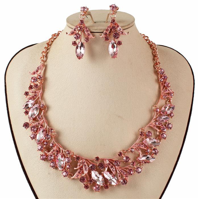 Crystal Evening Necklace Set