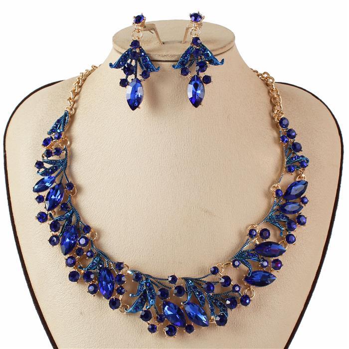 Crystal Evening Necklace Set