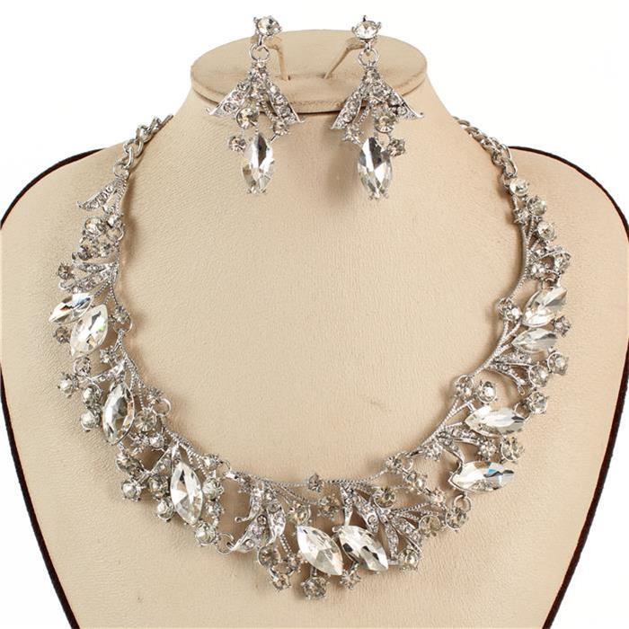 Crystal Evening Necklace Set