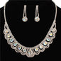 Rhinestone  Necklace Set