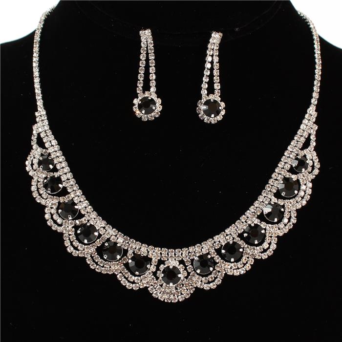 Rhinestone  Necklace Set