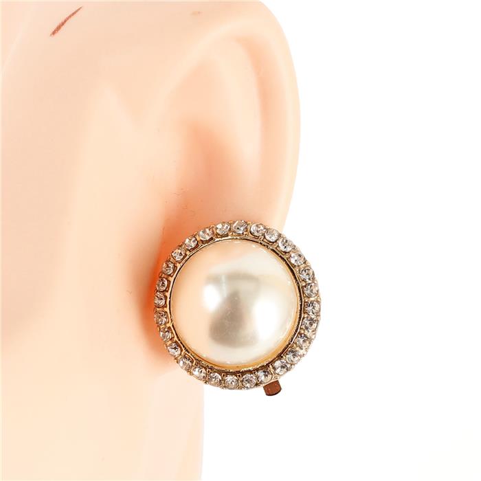 Clip On Pearl Earring