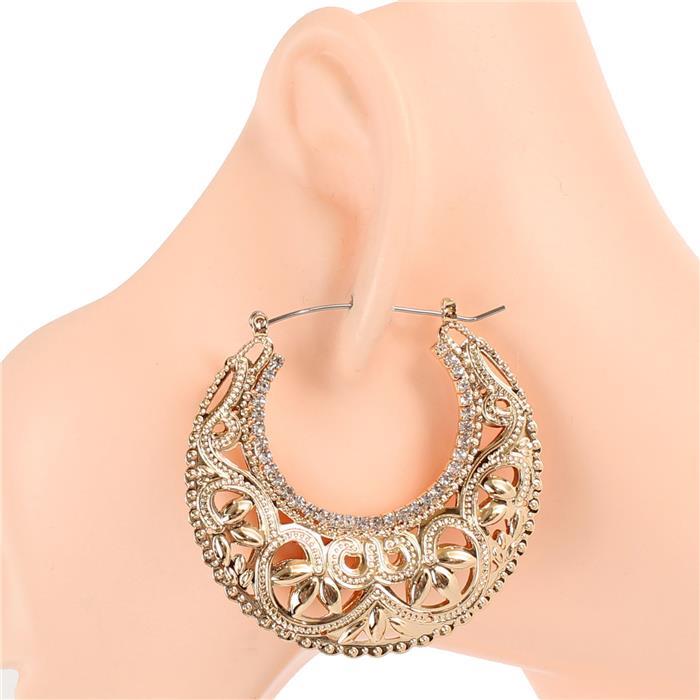 Metal Hoop Earring