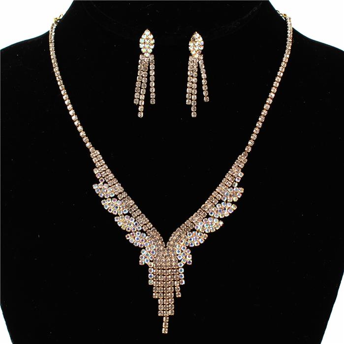 Junior Rhinestones Necklace Set