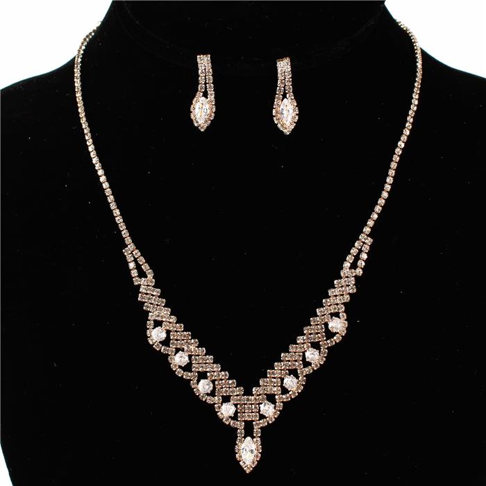 CZ Necklace Set