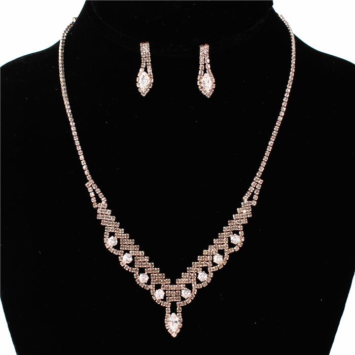 CZ Necklace Set