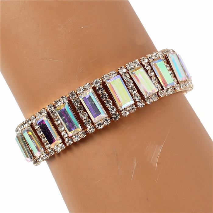 Rhinestones Cuff Bangle