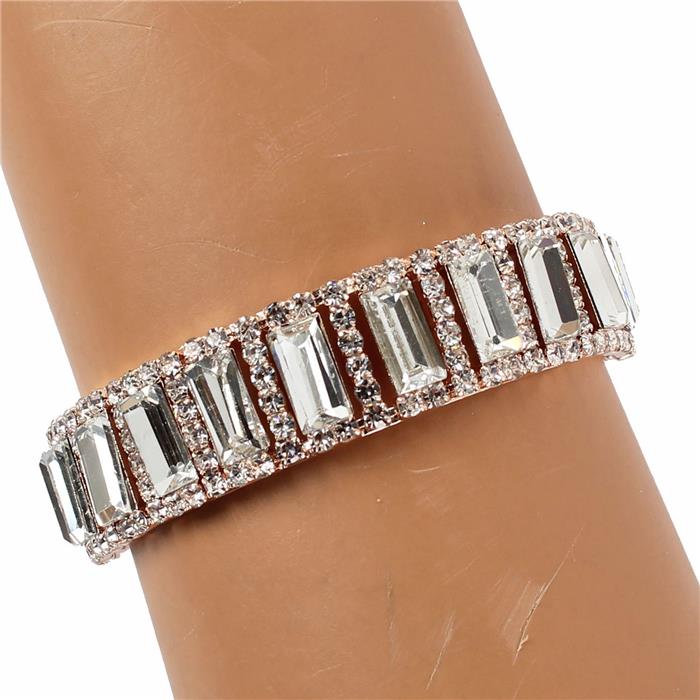 Rhinestones Cuff Bangle