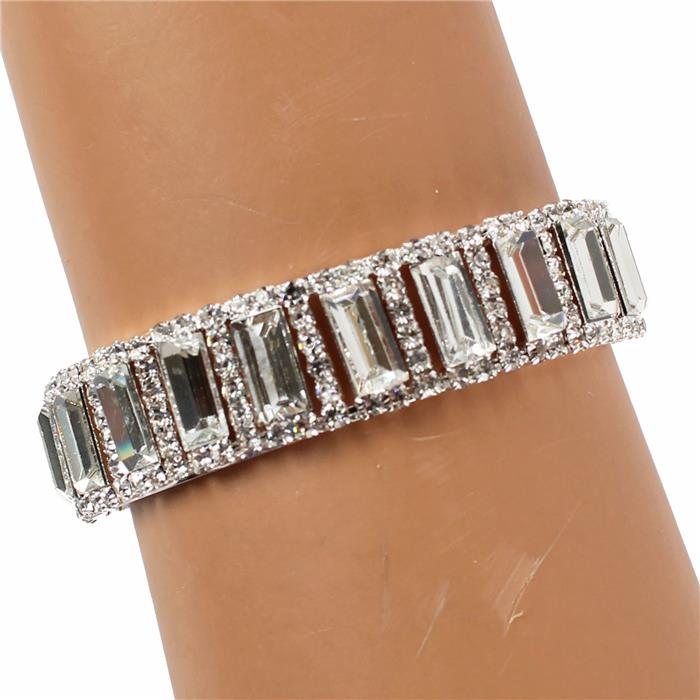 Rhinestones Cuff Bangle