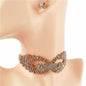 Rhinestones Choker Set