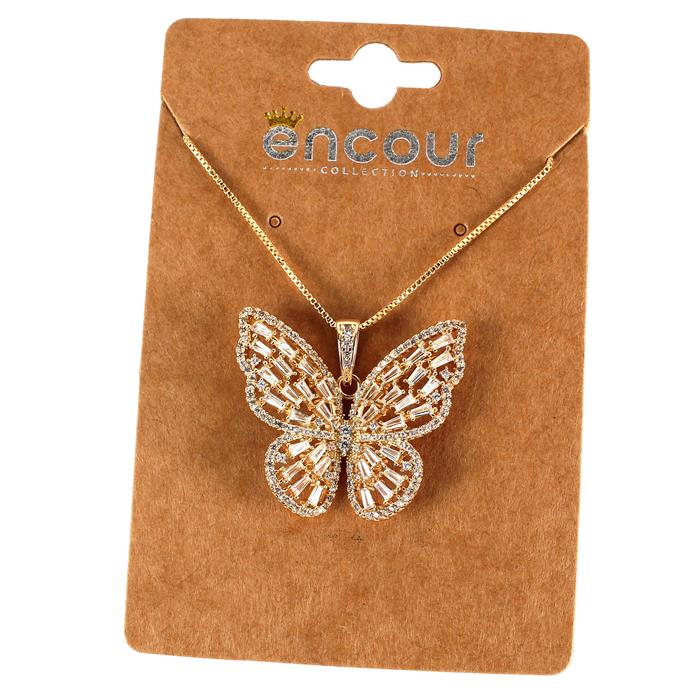 CZ Butterfly Necklace