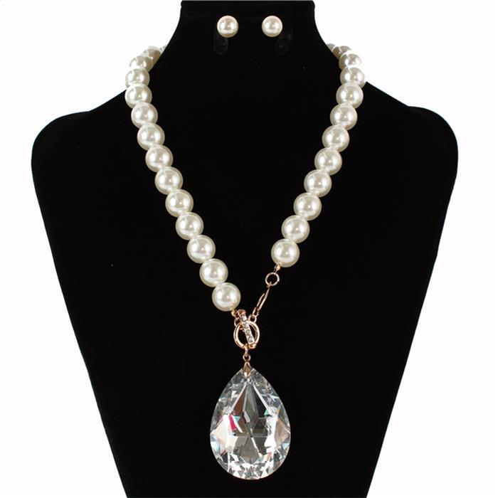 Pear Necklace Set