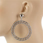 Metal Dangle Hoop Earring