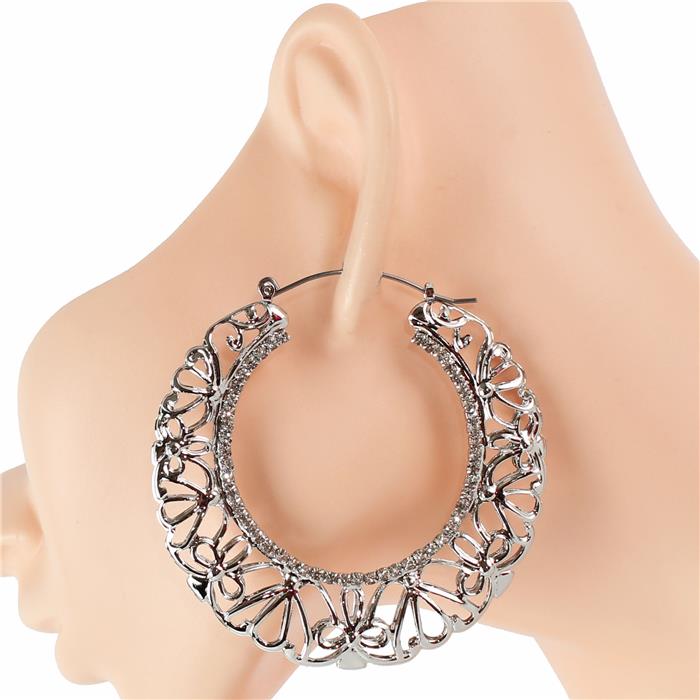 Metal Hoop Earring